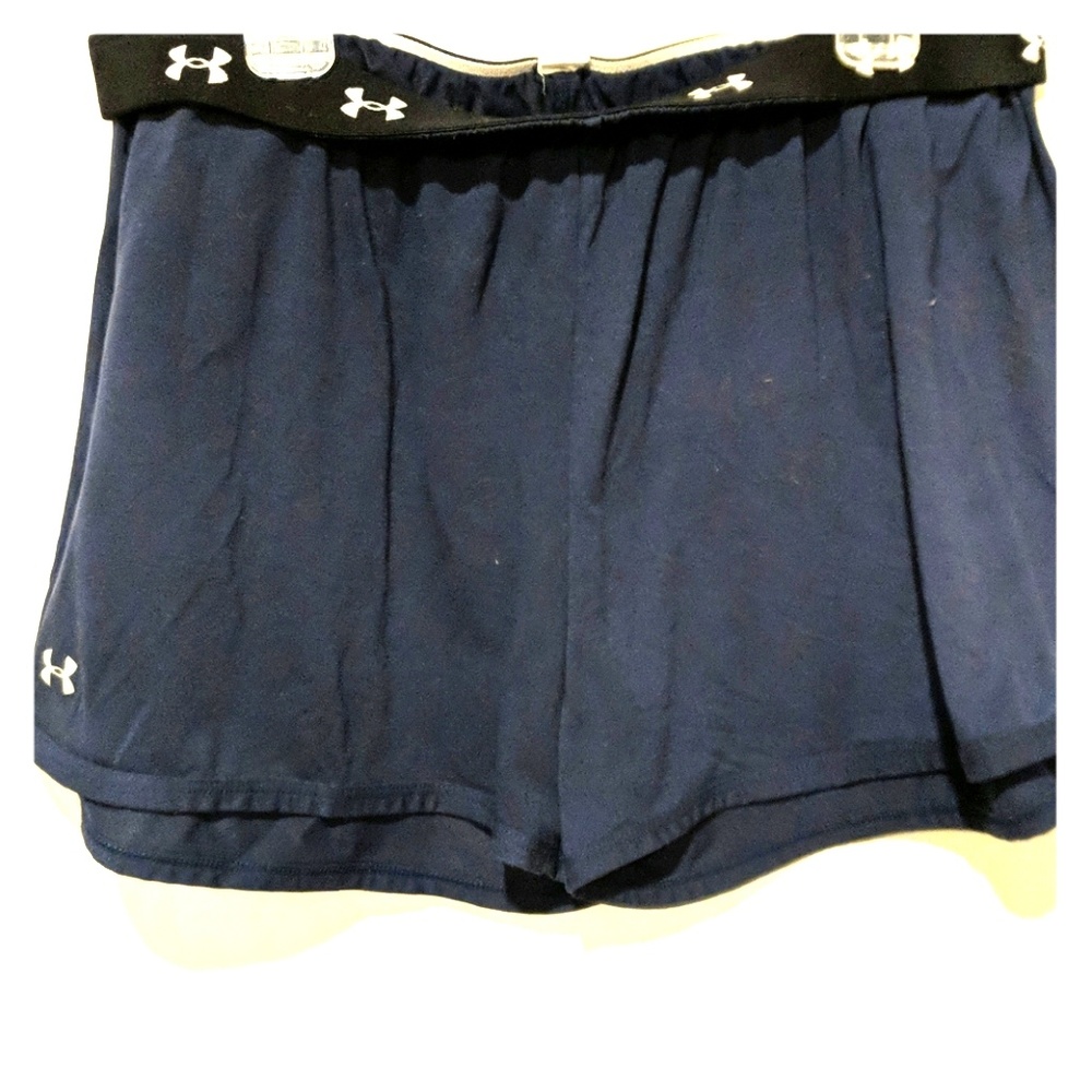 Women's Navy Under Armour Shorts Sz L